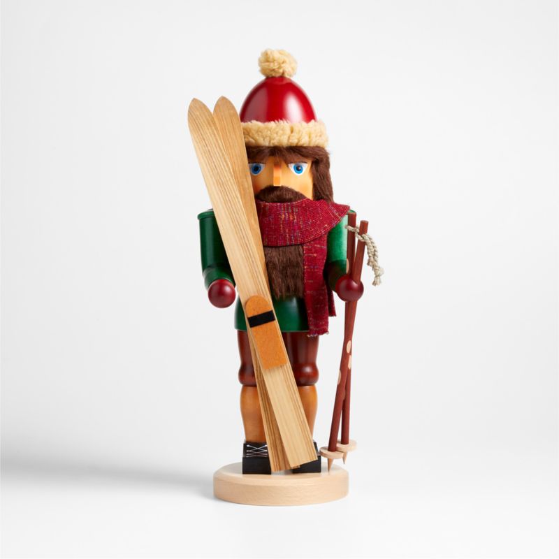 Handmade Skier German Nutcracker 17