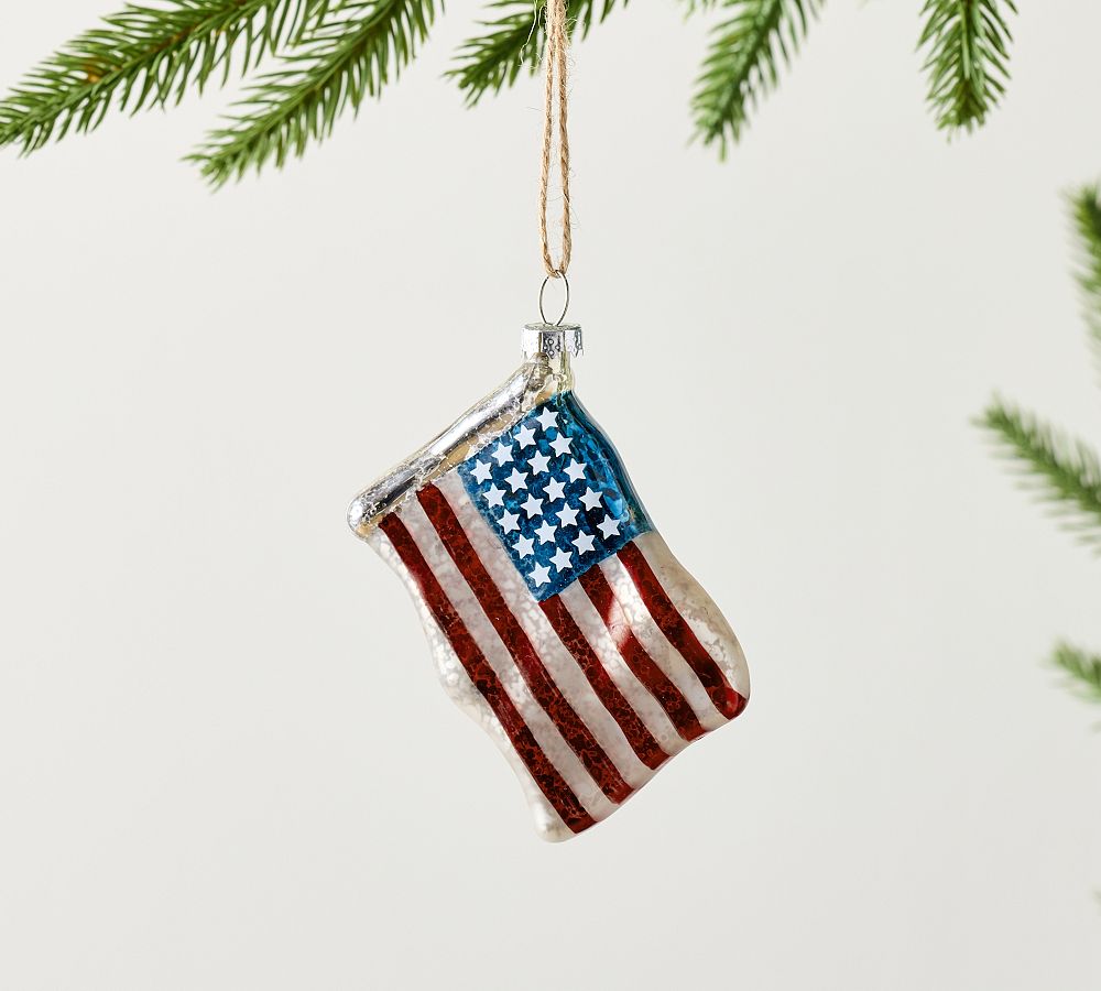 Mercury American Flag Ornament