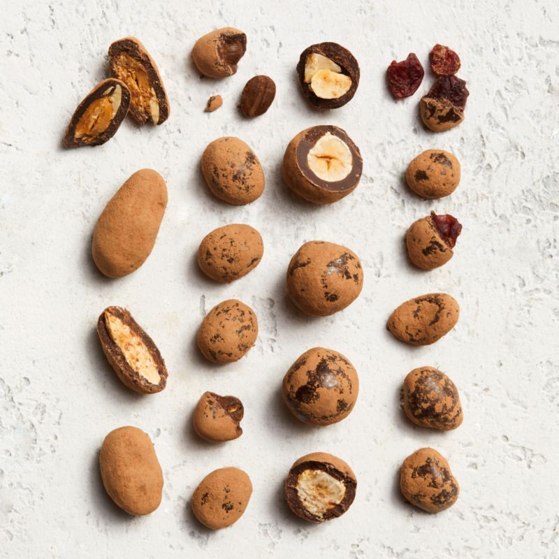 Dark Chocolate-Covered Fruit & Nut Sampler with Gift Box