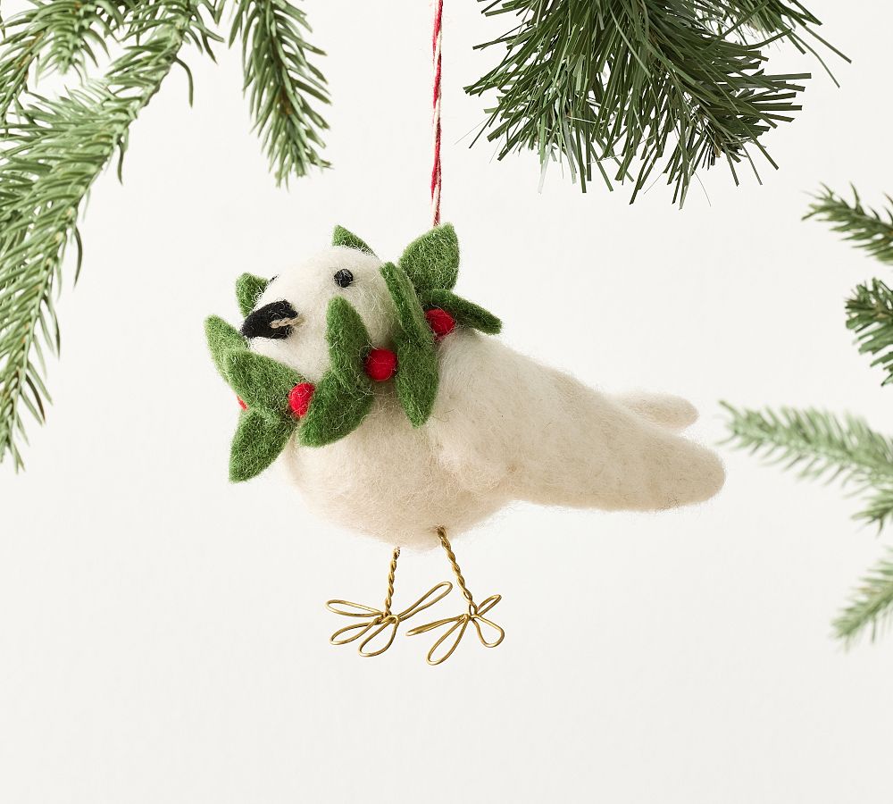 Felt Dove Ornament