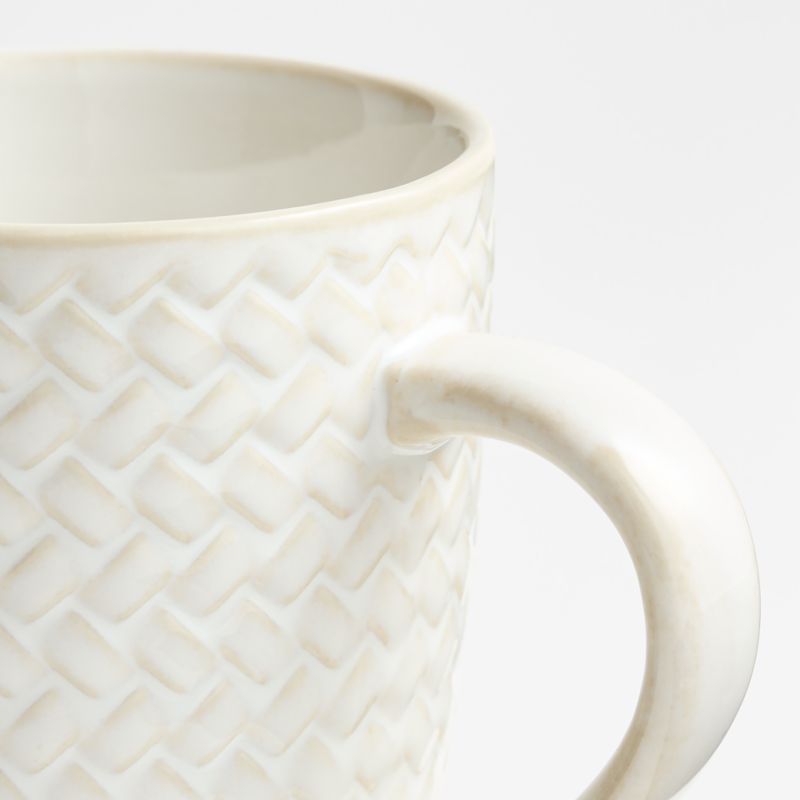 Winter Pinecone White 12-oz. Stoneware Mug