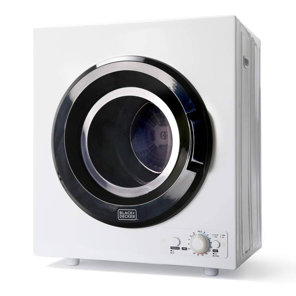 Black+decker 3.5 Cu. ft. Portable Dryer �C White Black