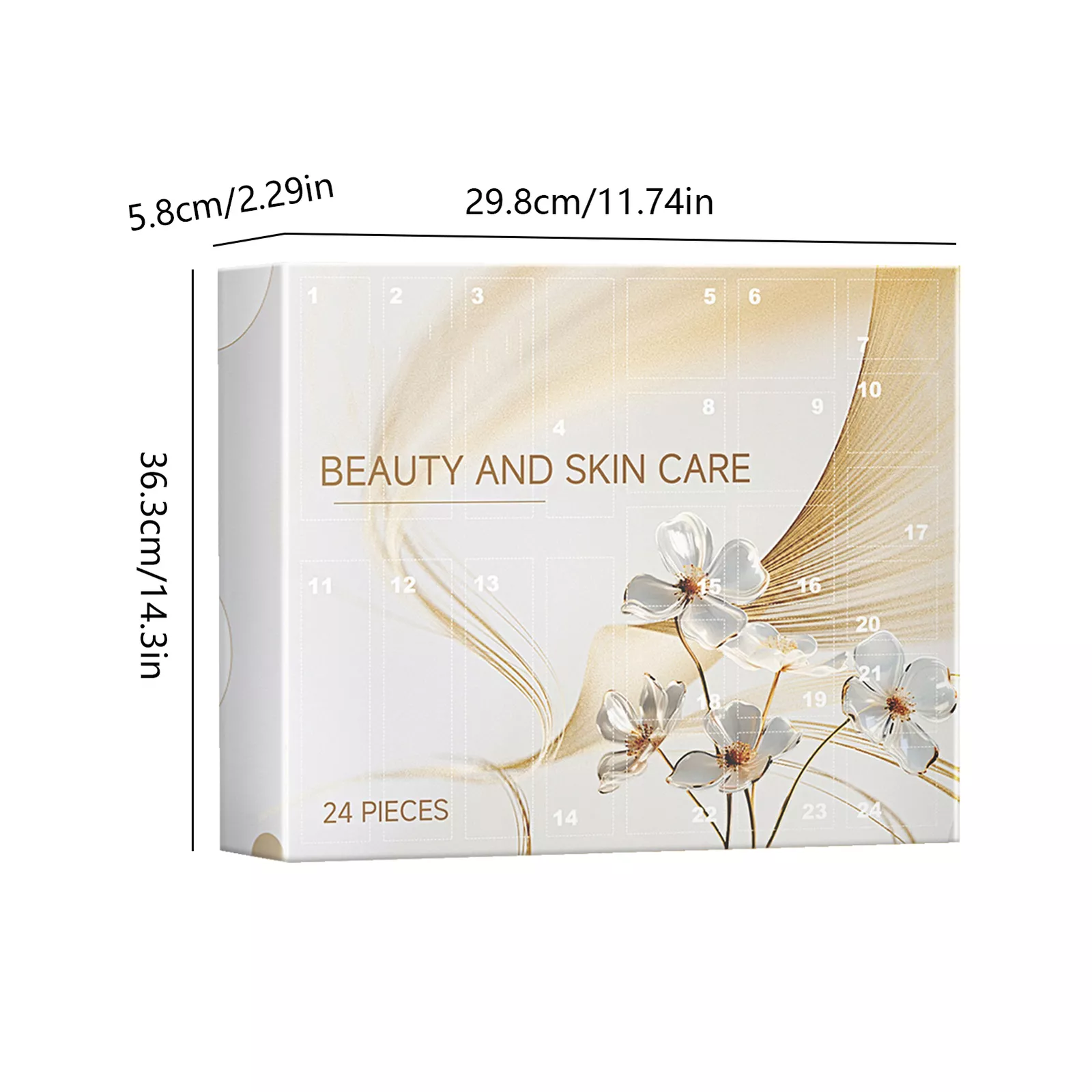 Skincare Advent Calendar, 24 Days Countdown Calendar Skincare Products Set Gift