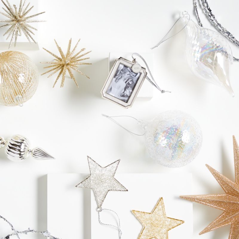 Clear Iridescent Bubble Ball Christmas Tree Ornament