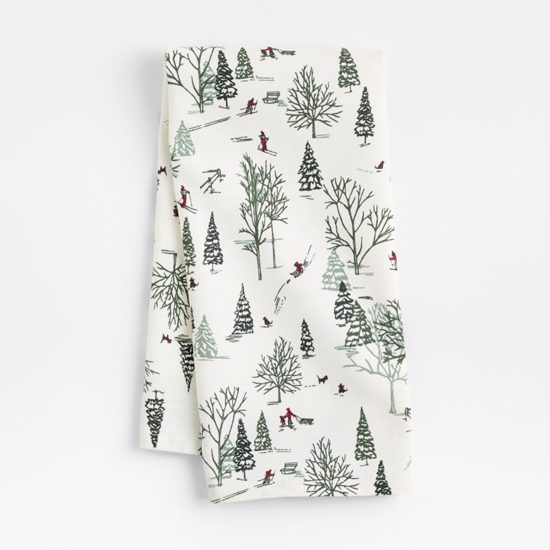 Winter Joy Organic Cotton Kitchen Towel