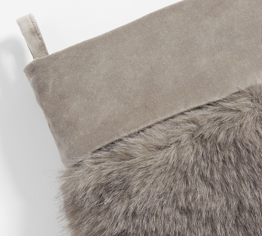 Mink Faux Fur Stocking