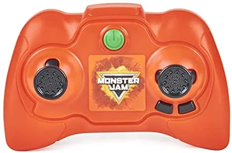 Monster Jam, Official Mega Grave Digger All-Terrain Remote Control Monster Truck with Lights