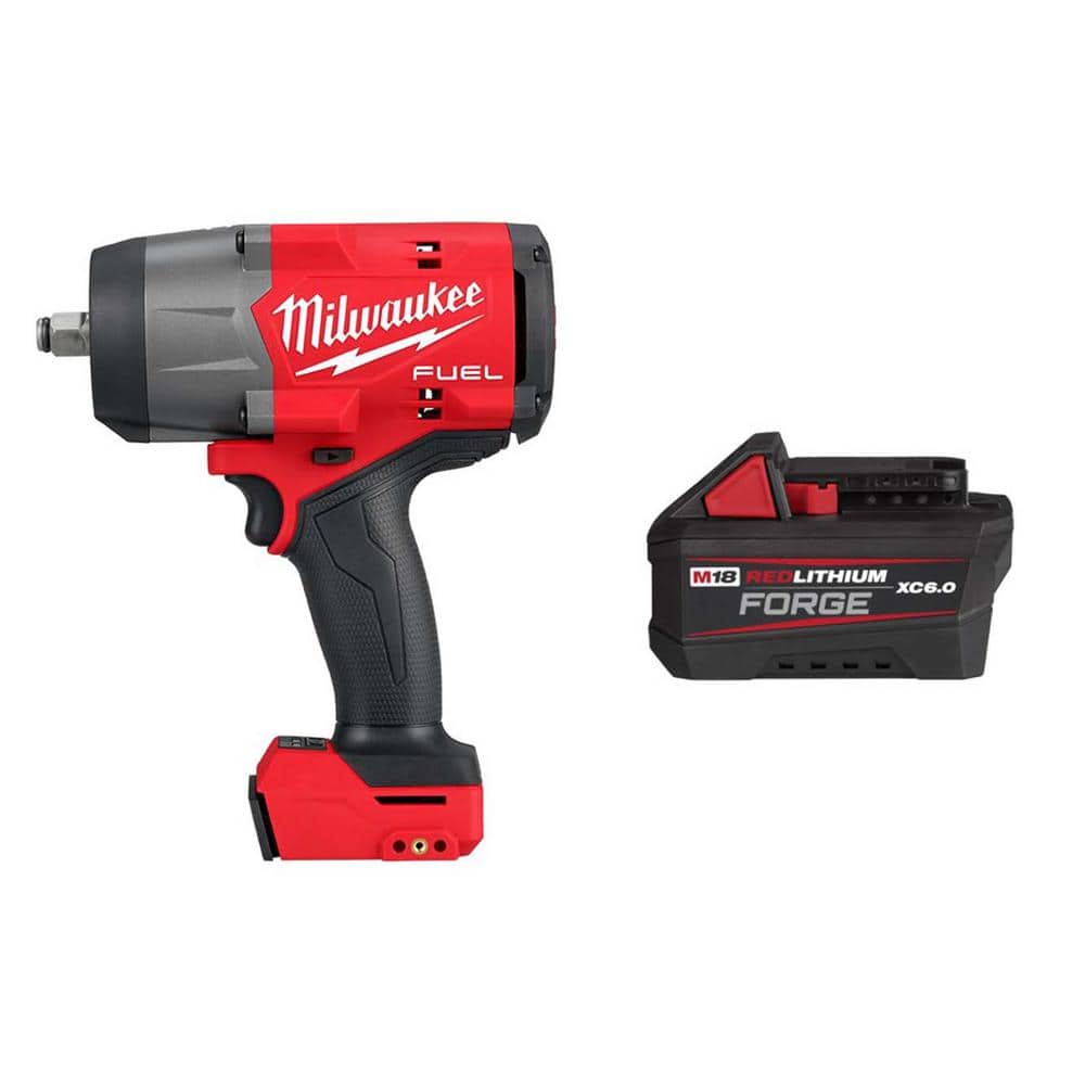 2967-20-48-11-1861 M18 FUEL 18V Lithium-Ion Brushless Cordless 1/2 in. Impact Wrench with Friction Ring w/ FORGE 6.0 Ah Battery