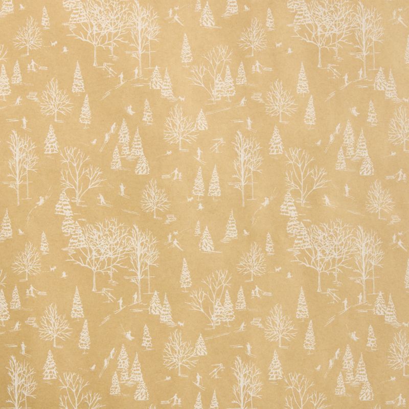 Kraft Skiers Holiday Gift Wrap