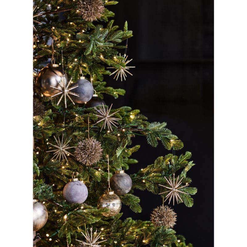 Rizzo Textured Ball Christmas Ornaments by Leanne Ford, Set of 6