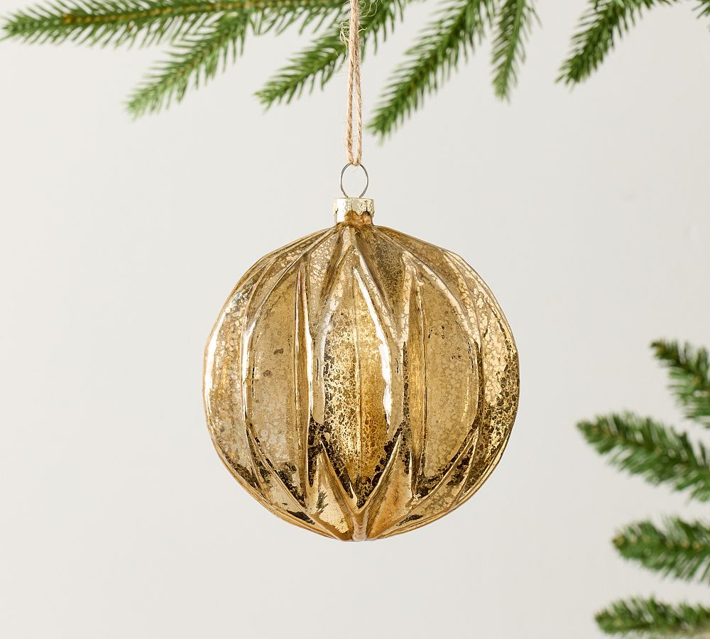 Mercury Gold Ball Ornament