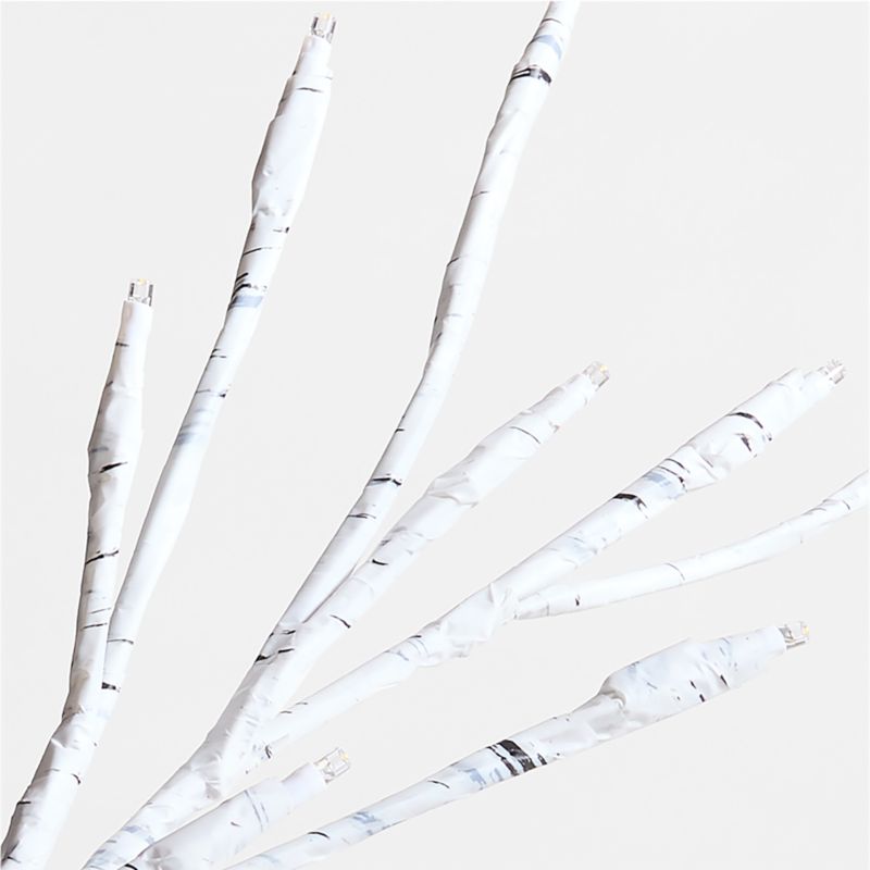 Faux Birch Pre-Lit Stem 40