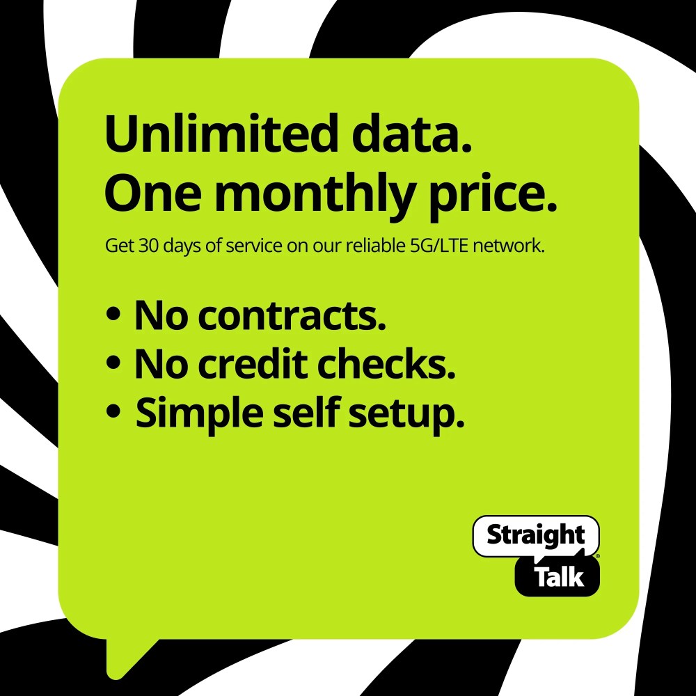 Straight Talk Home Internet Router, 5G-LTE, White �C Home Internet Prepaid