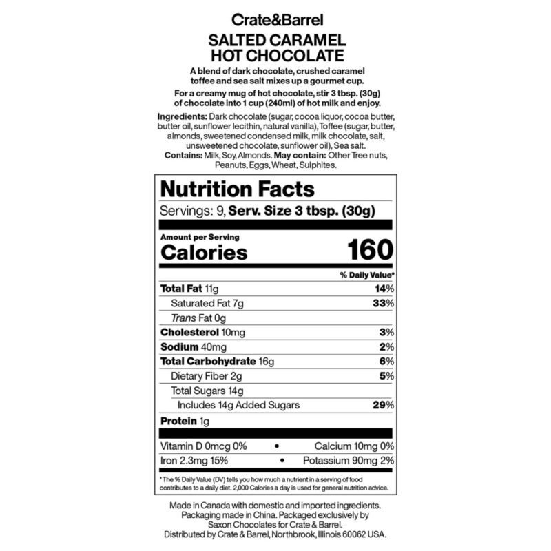 Salted Caramel Hot Chocolate Mix