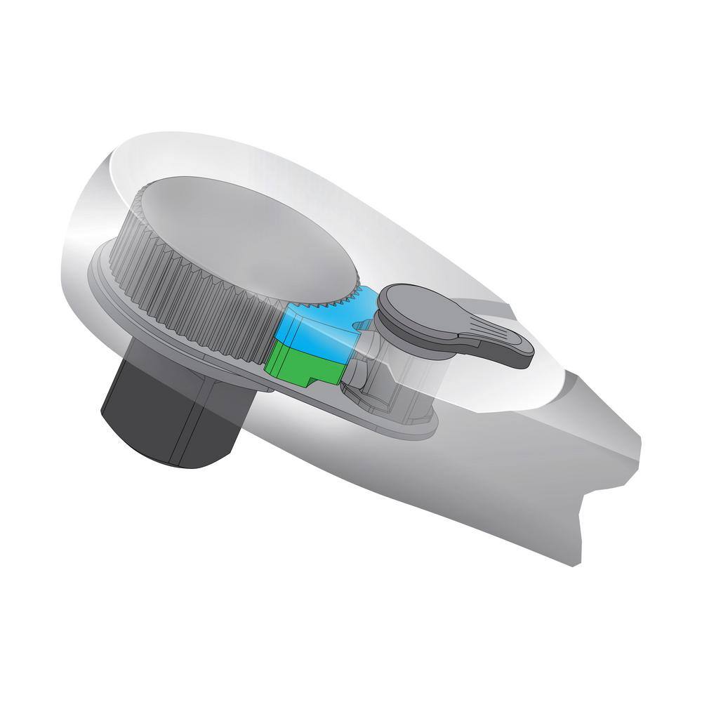 81230P 1/4 in., 3/8 in. and 1/2 in. Drive 120XP Flex Handle Ratchet Set (4-Piece)