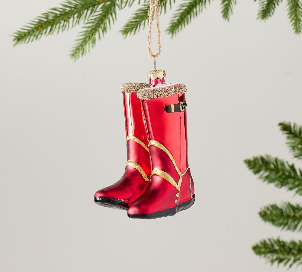 Mercury Santa Boots Ornament