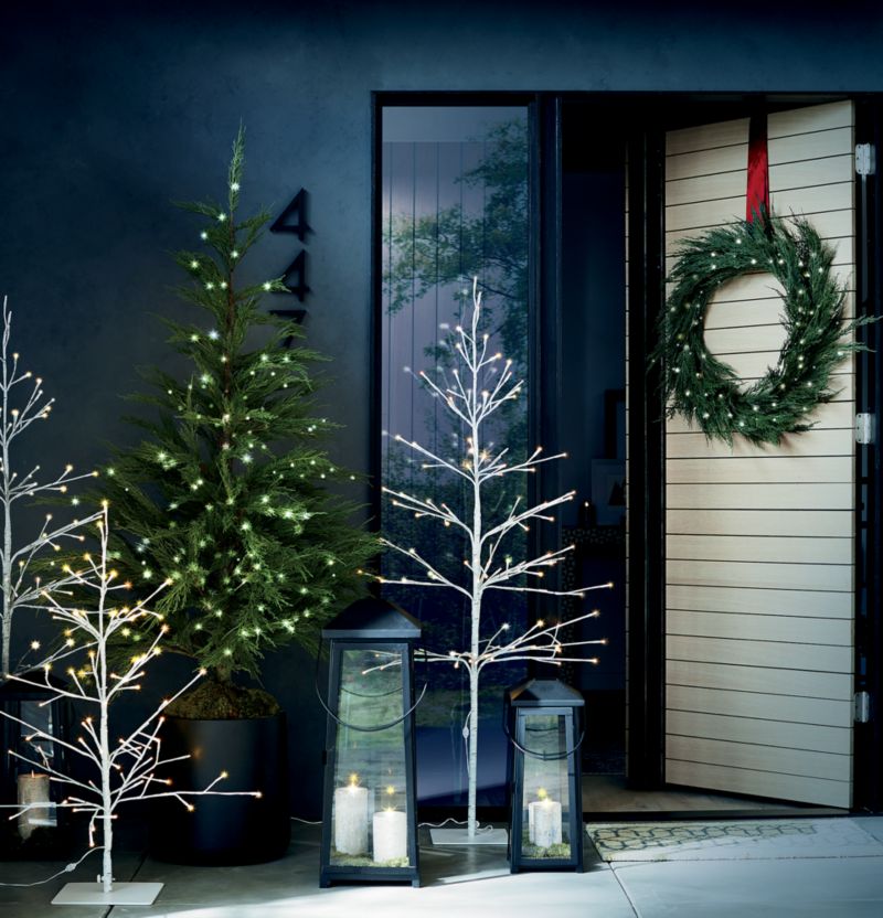 White Birch 3x6 Flameless Pillar Candle