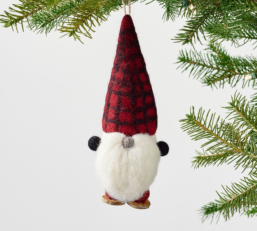 Felt Country Gnome Ornament