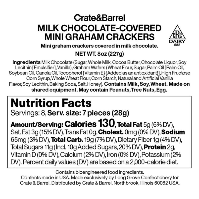 Milk Chocolate Mini Graham Crackers with Gift Box