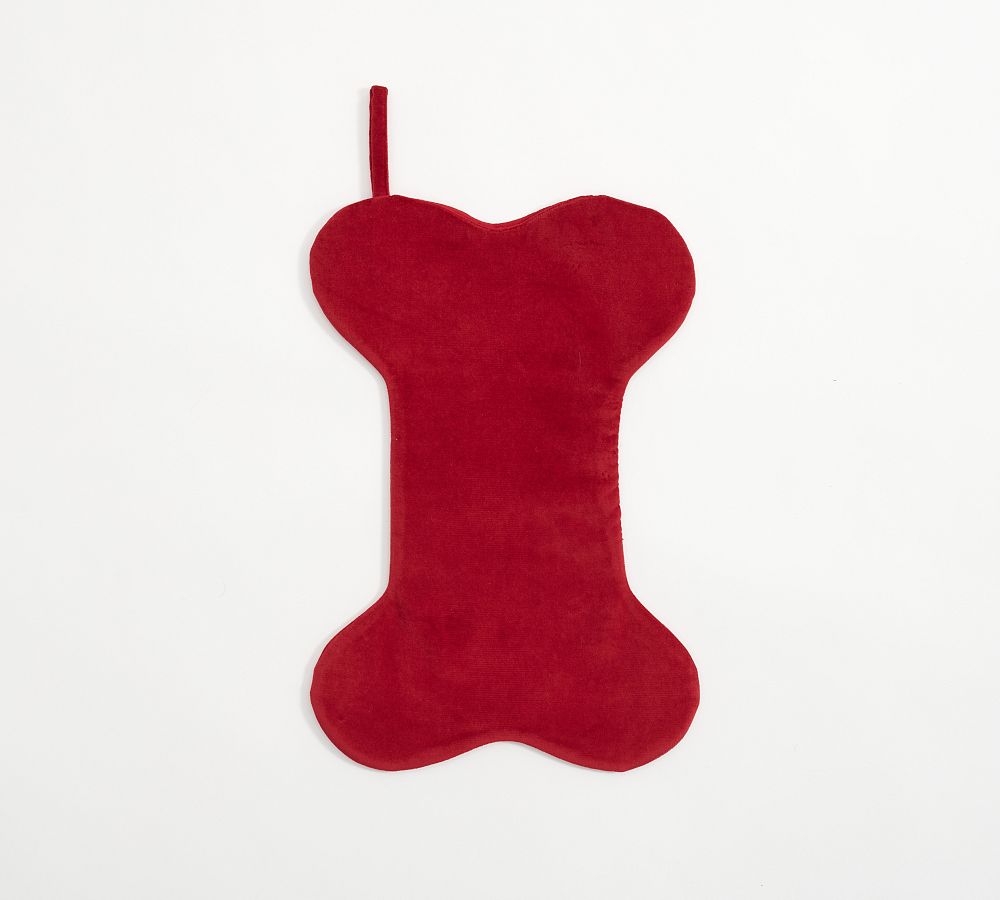 Classic Velvet Bone Pet Stocking