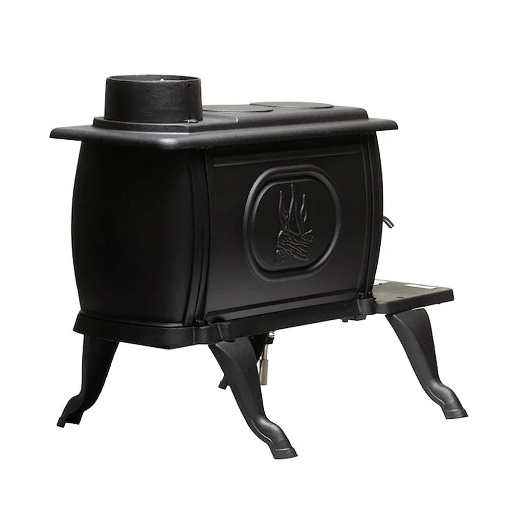 US Stove 900 Sq. ft. Cast Iron Wood Stove