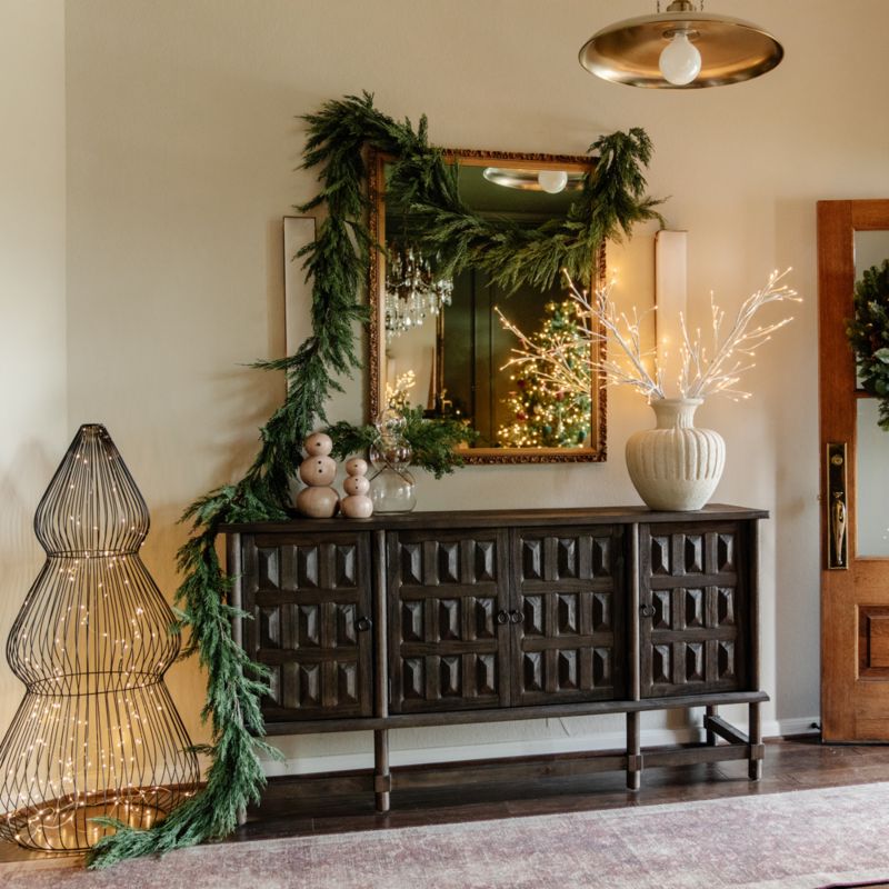 Faux Birch Pre-Lit Stem 40