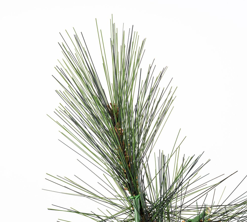 Faux Lit Needle Pine Tree
