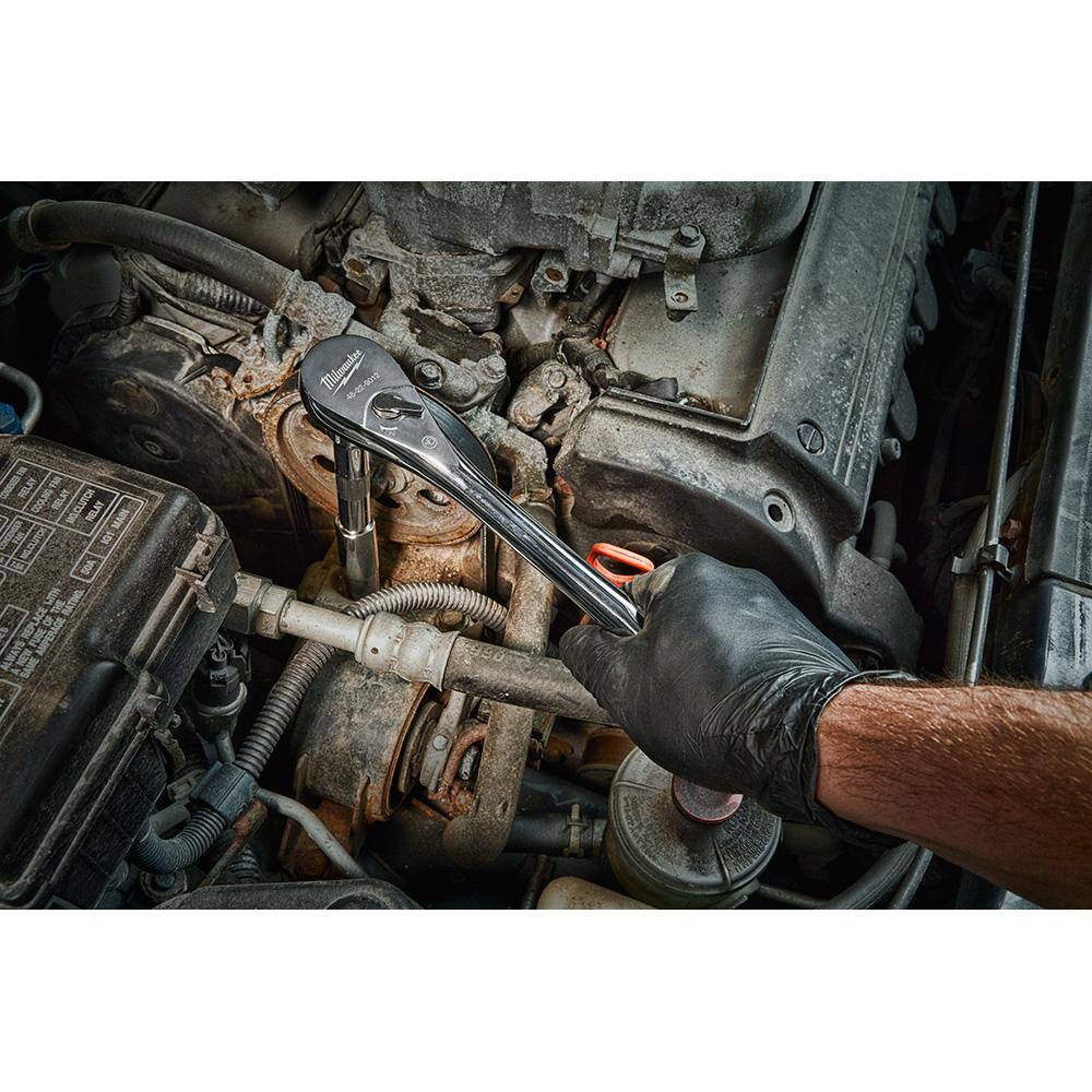 48-22-9410 1/2 in. Drive SAE Ratchet and Socket Mechanics Tool Set (22-Piece)