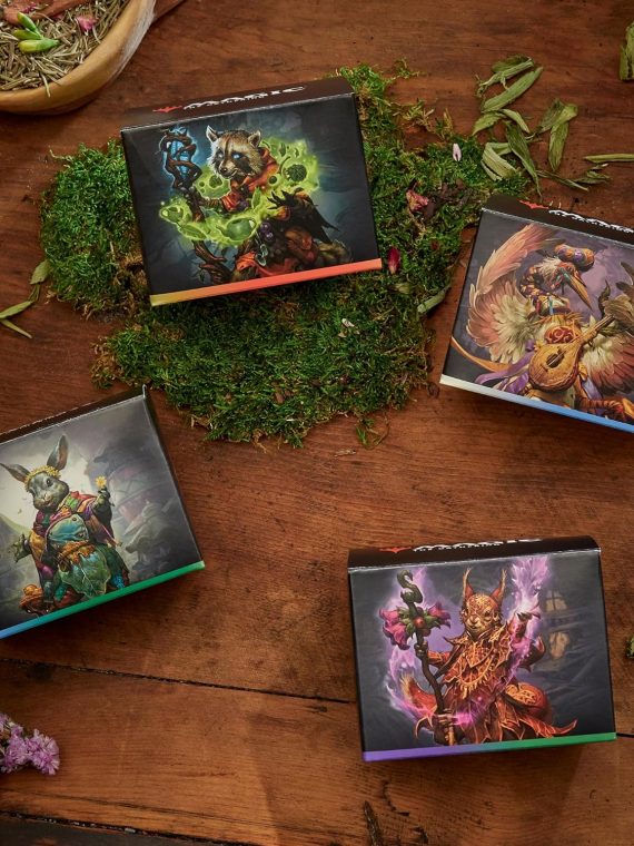 Magic: The Gathering Bloomburrow Commander Deck Bundle �?Includes All 4 Decks (Animated Army  Family Matters  Peace Offering  and Squirreled Away)