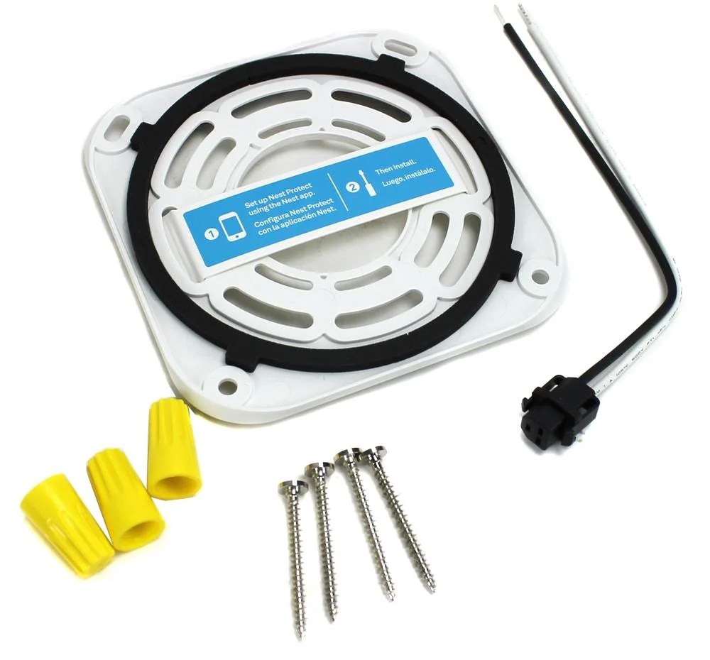 Google Nest Protect (Wired) 2nd Generation, White