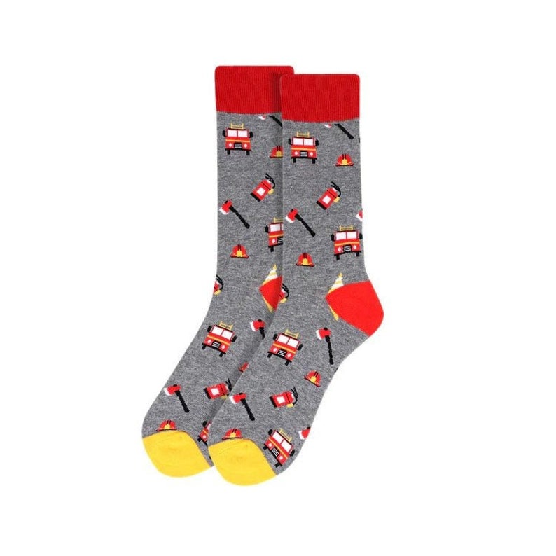 Funny Fathers Day Socks, Set my Heart on Fire