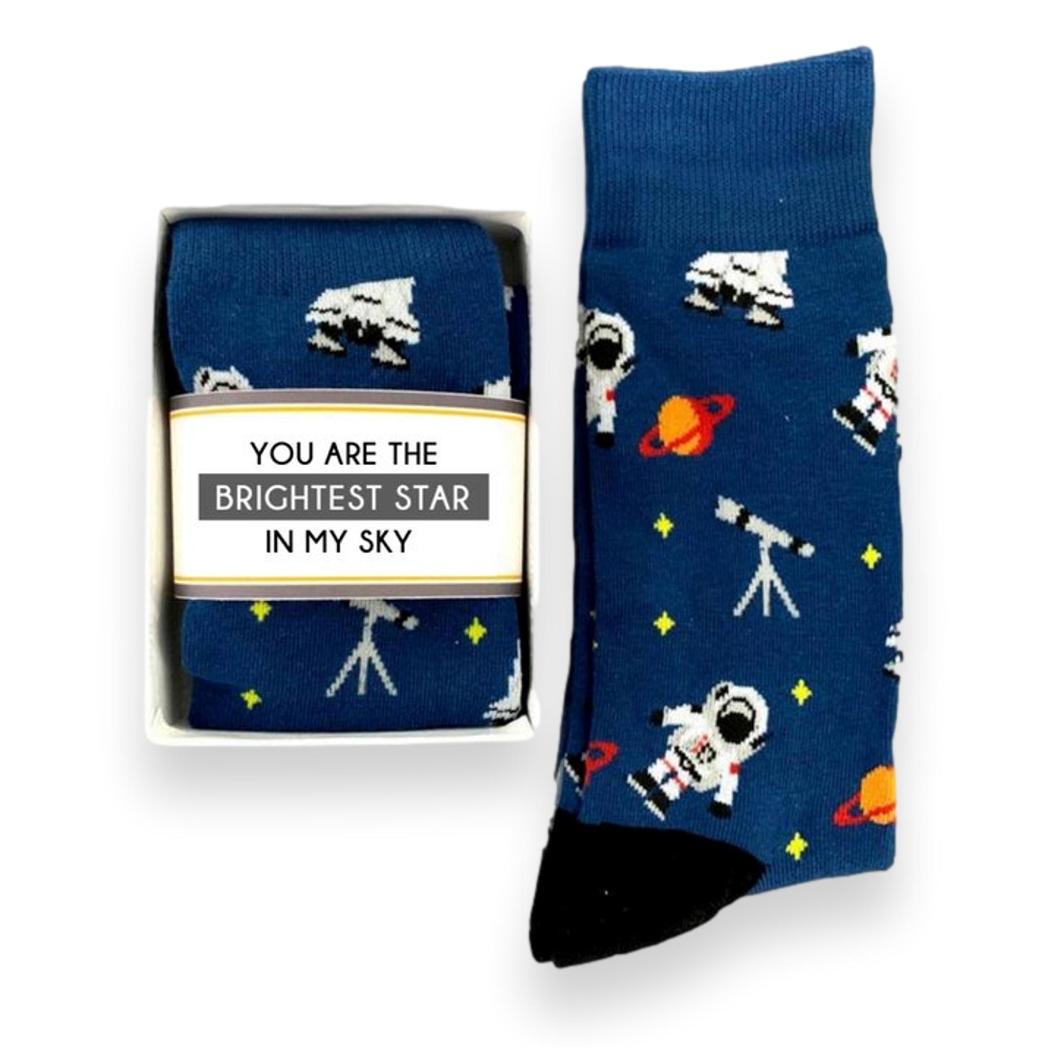 Astronaut Space Socks, You Are My Sun, My Moon And All My Stars