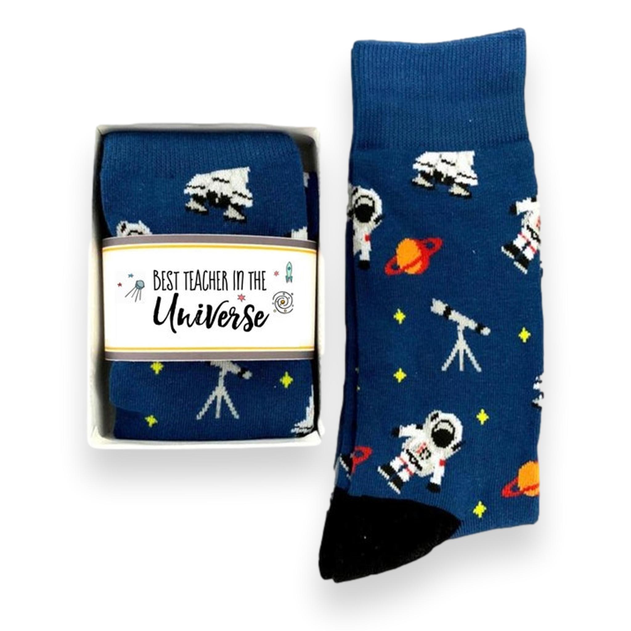 Astronaut Space Socks, You Are My Universe