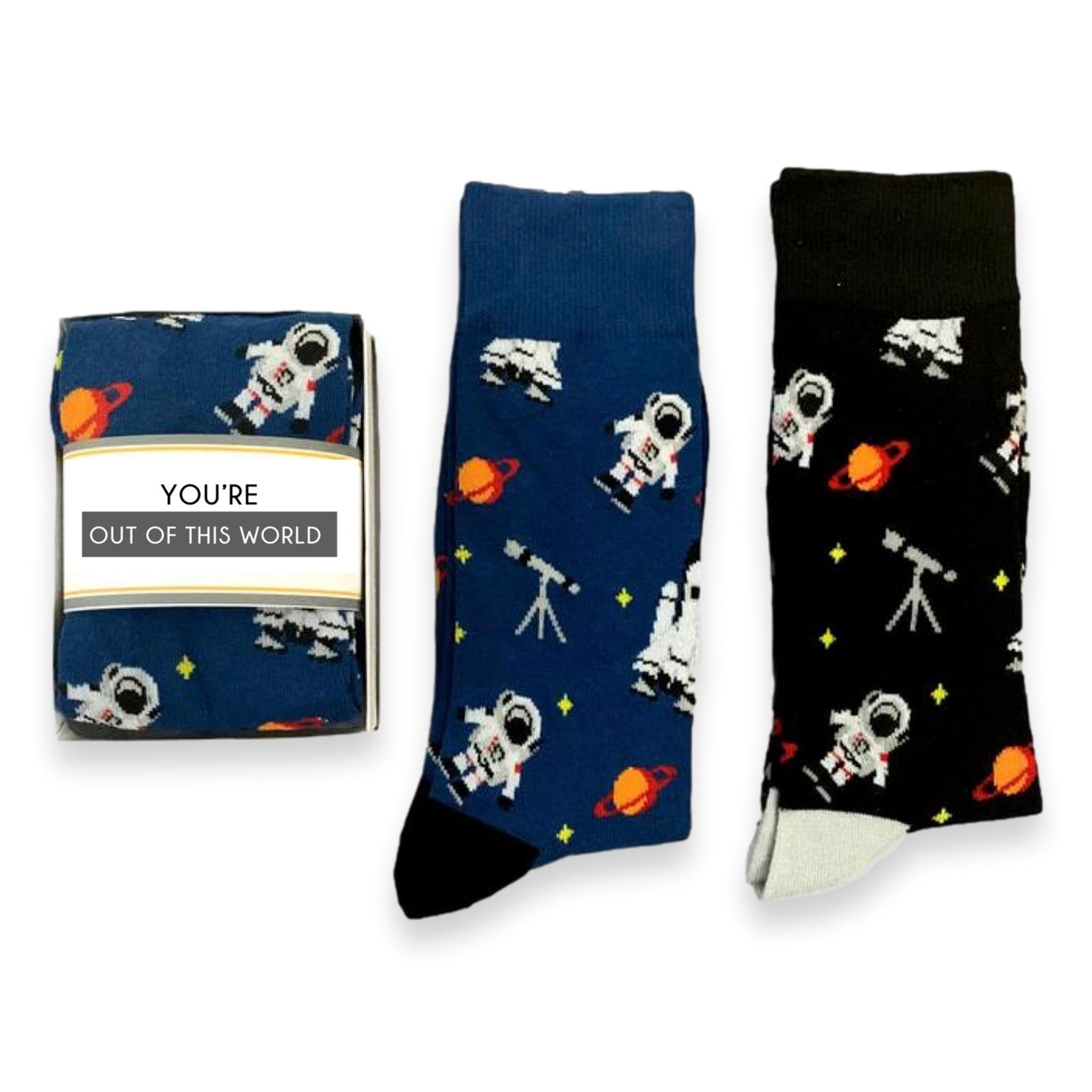 Astronaut Space Socks, You Are My Sun, My Moon And All My Stars