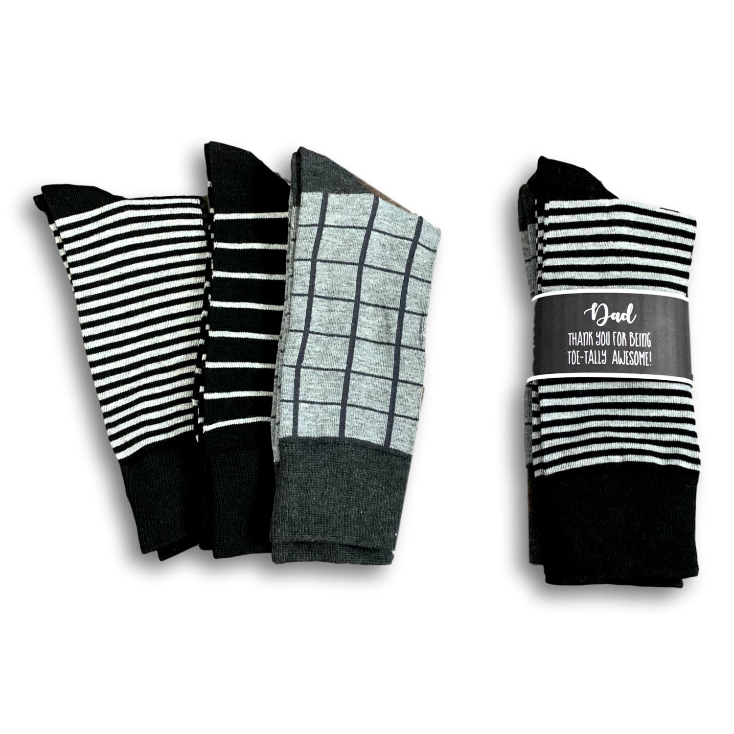 Dad, Thank You For Being Toe-tally Awesome Socks