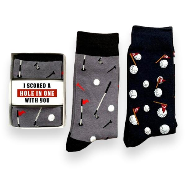Golf Socks, Scored a Hole in One