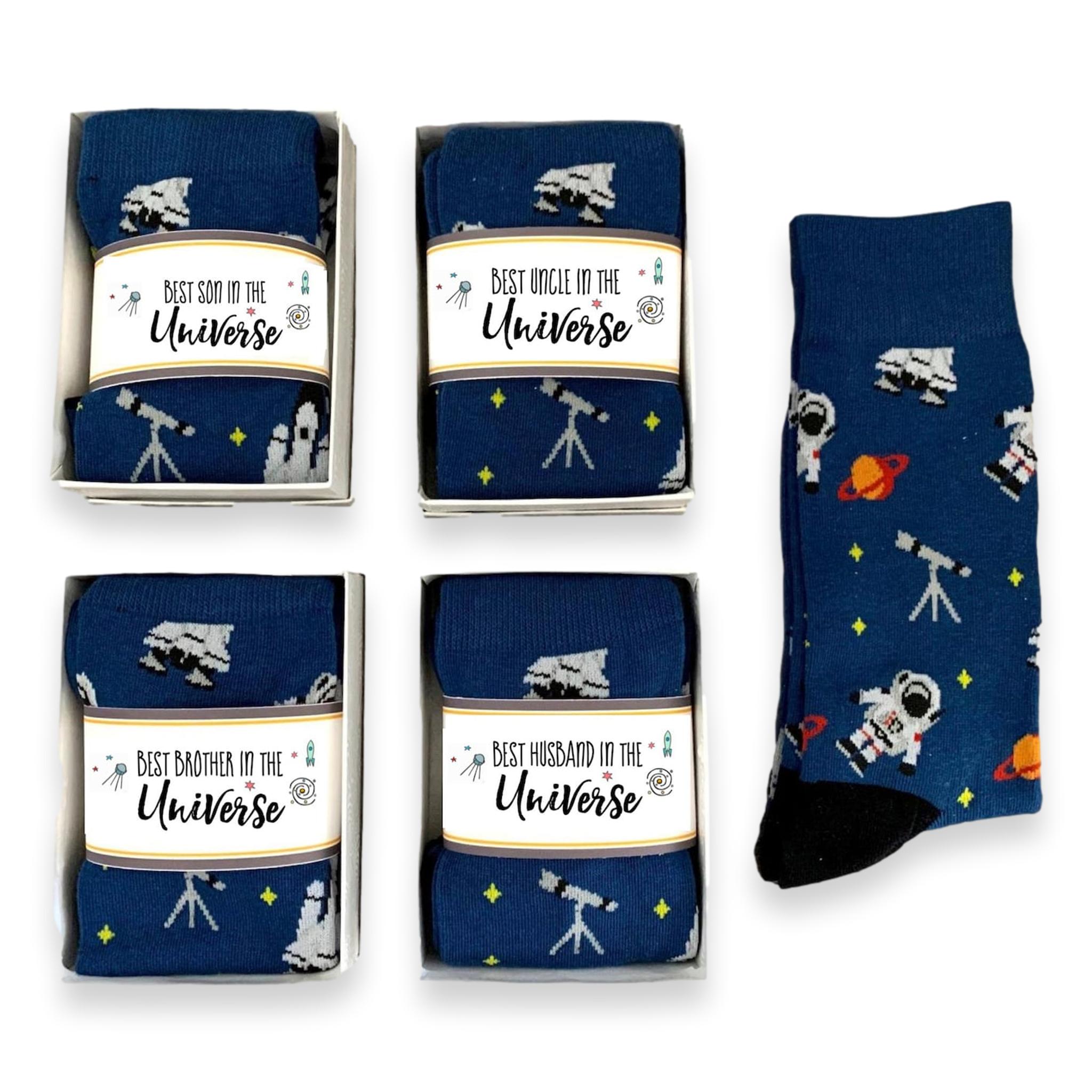 Astronaut Space Socks, You Are My Universe