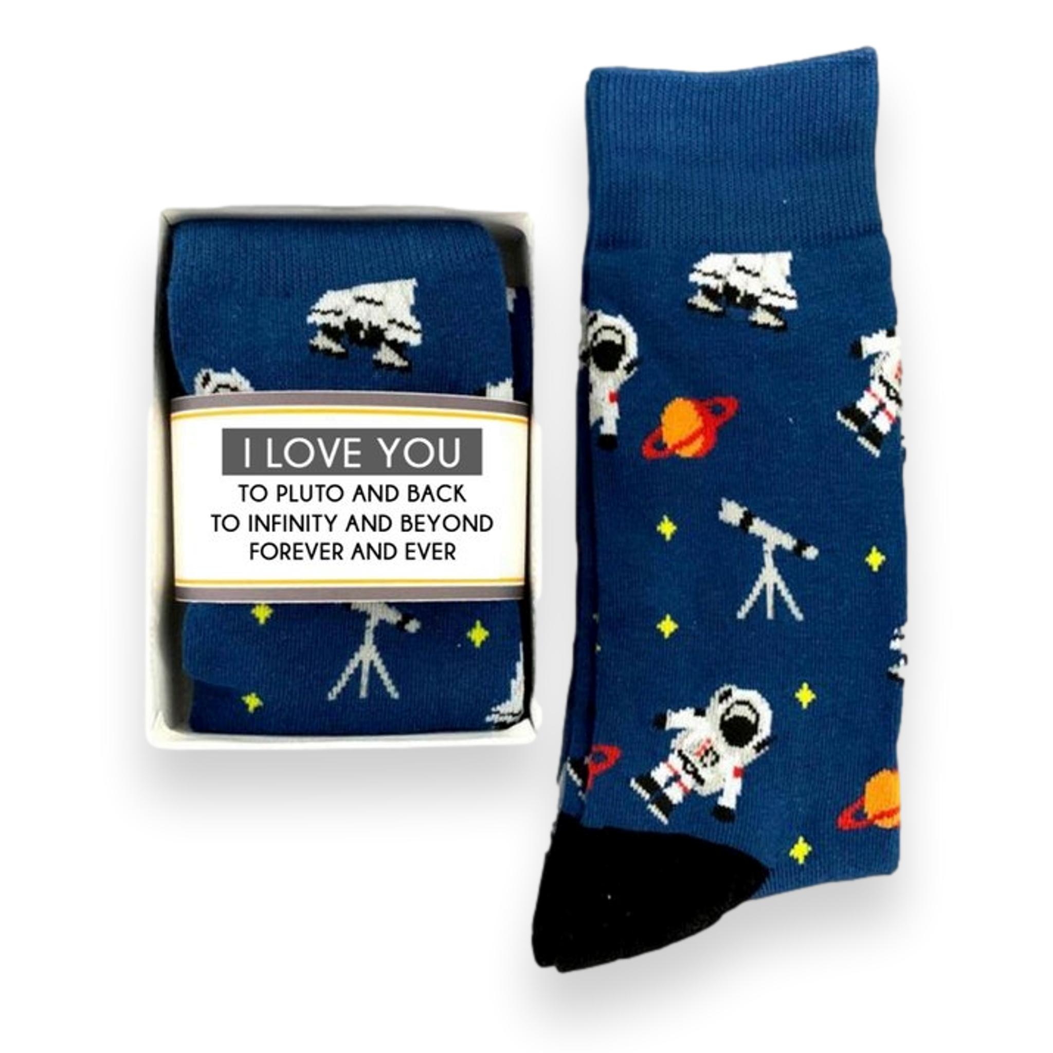 Astronaut Space Socks, You Are My Sun, My Moon And All My Stars