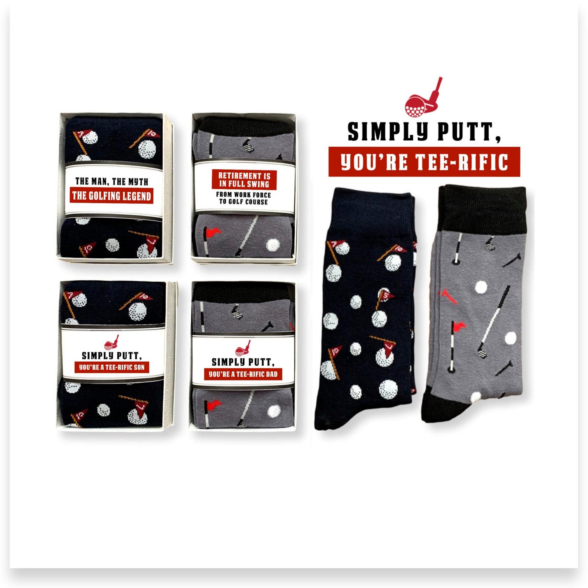 Dress Golf Socks, Dad Golfing Legend