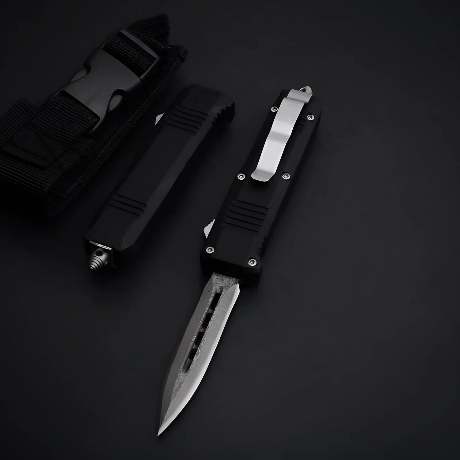 Darkstar Damascus knife - Sabremaster