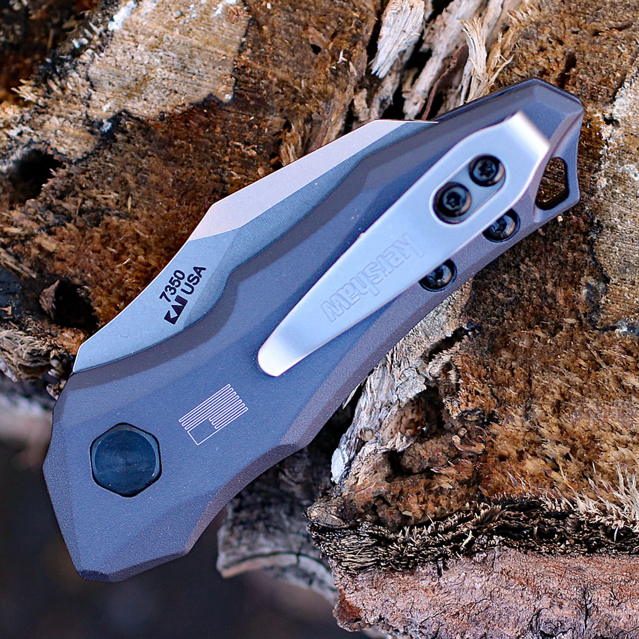 ⚡Last Day 70% OFF丨Kershaw Launch 10丨Gray / Black丨Aluminum (1.90