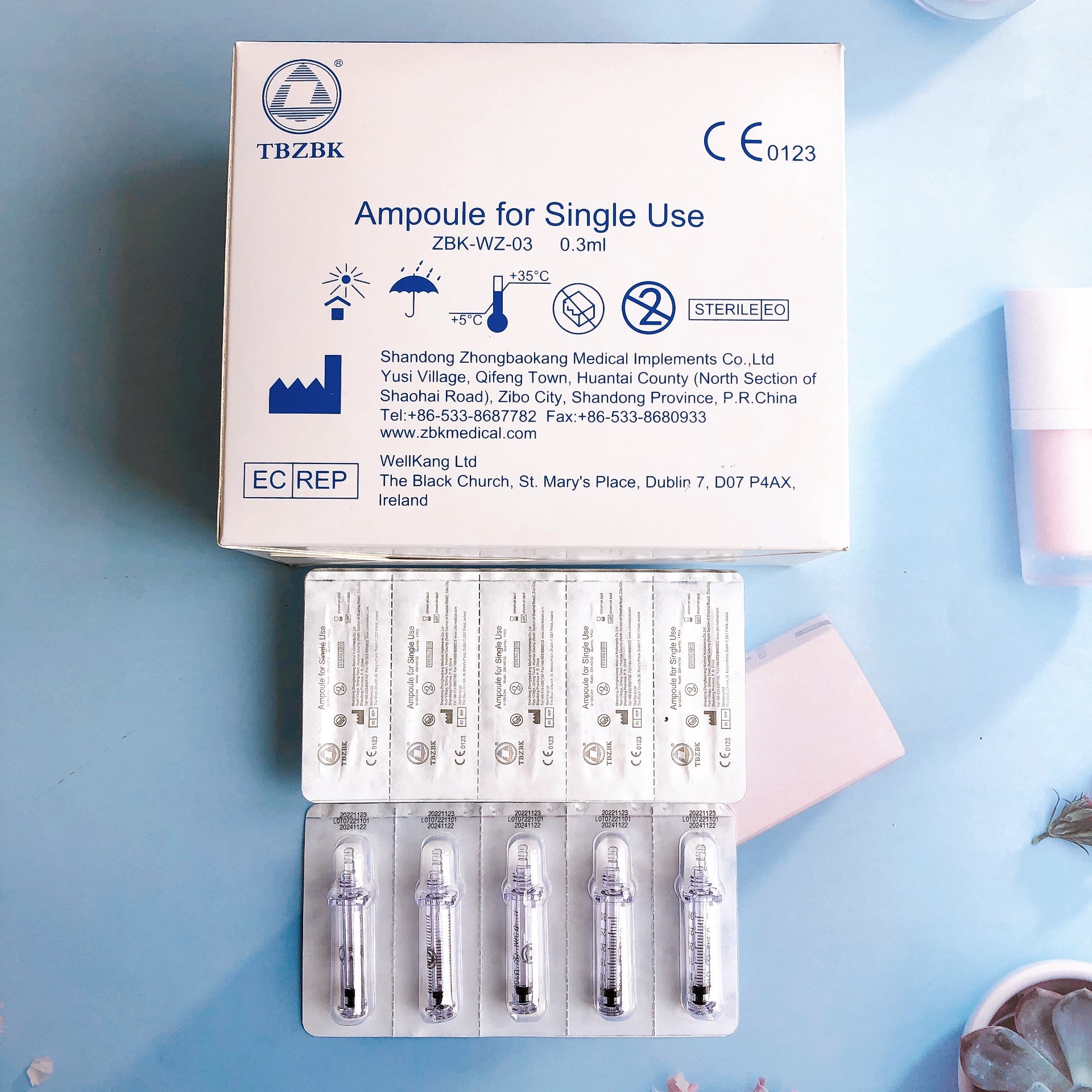 TBZBK ampoule