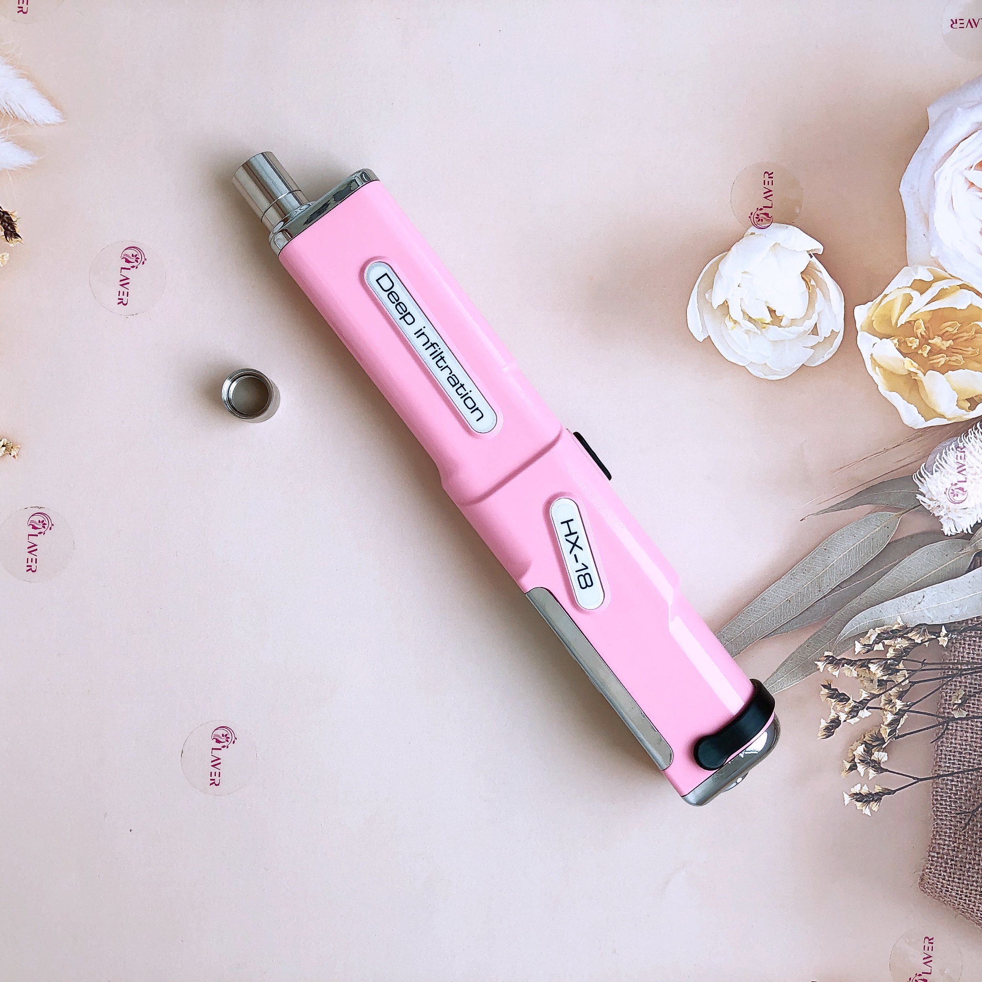 Pink Electric Hyaluron Pen (with 0.3ml ampoule* 3+ 0.5ml ampoule* 3)