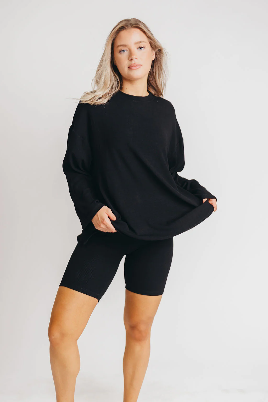 All Weekend Long Set - Long Sleeves - in Black - Iieemm