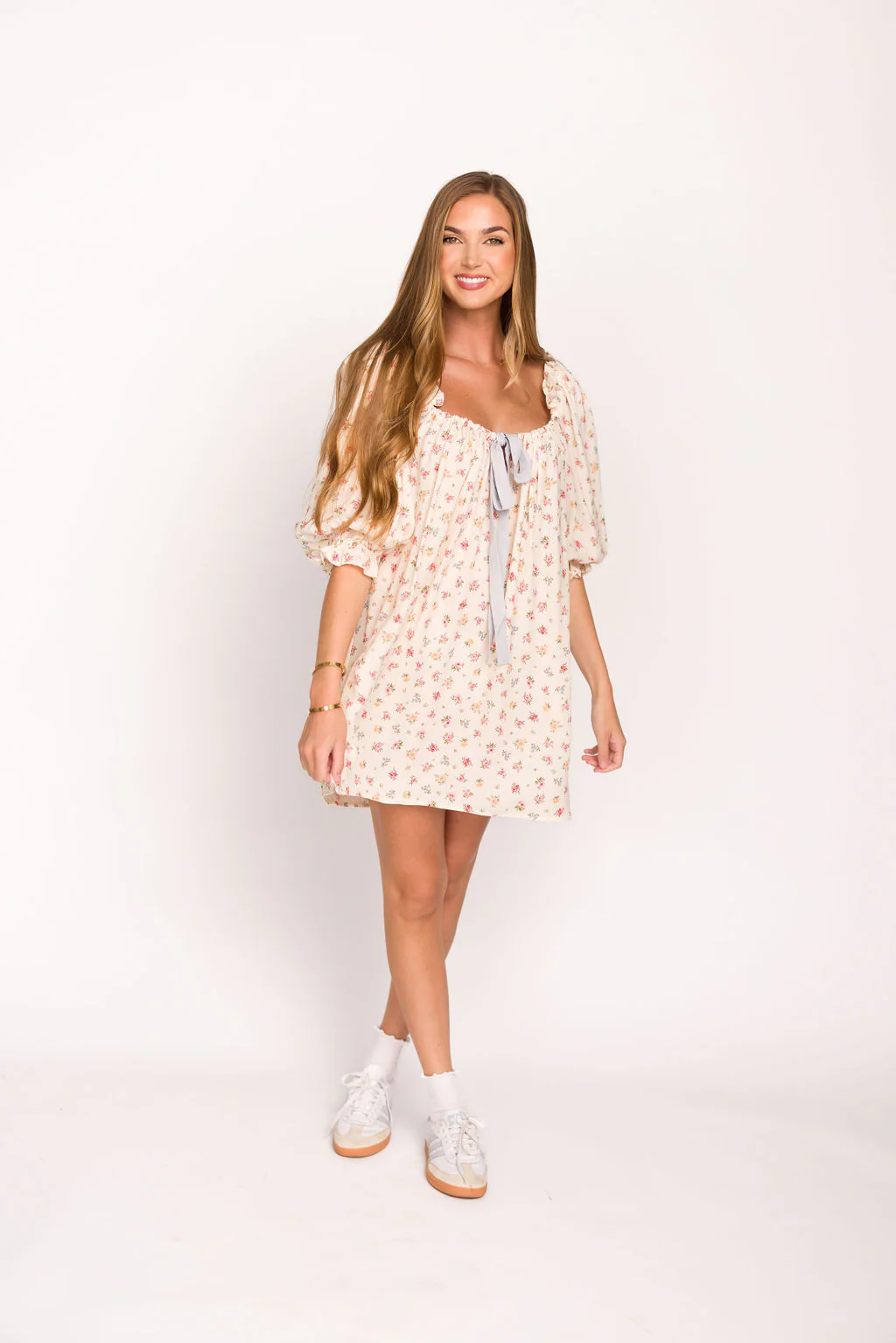 Darling Mini Dress in Country Bloom - Iieemm