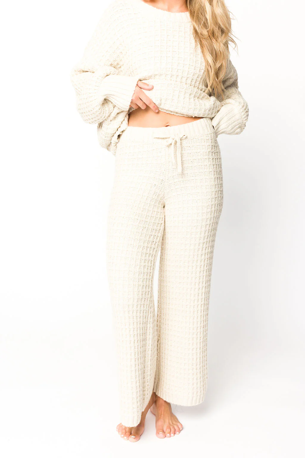 Lovender Sweater Pants in Natural - Iieemm