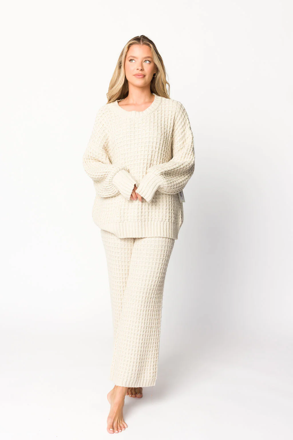 Lovender Sweater Pants in Natural - Iieemm