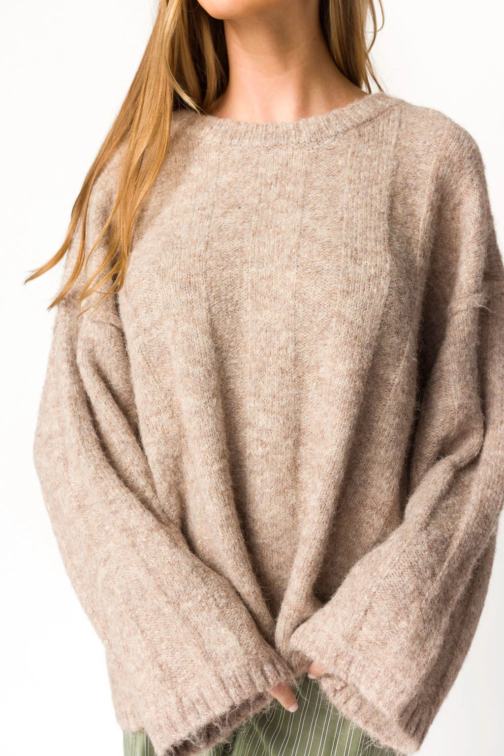 Jesse Pullover in Light Brown - Iieemm