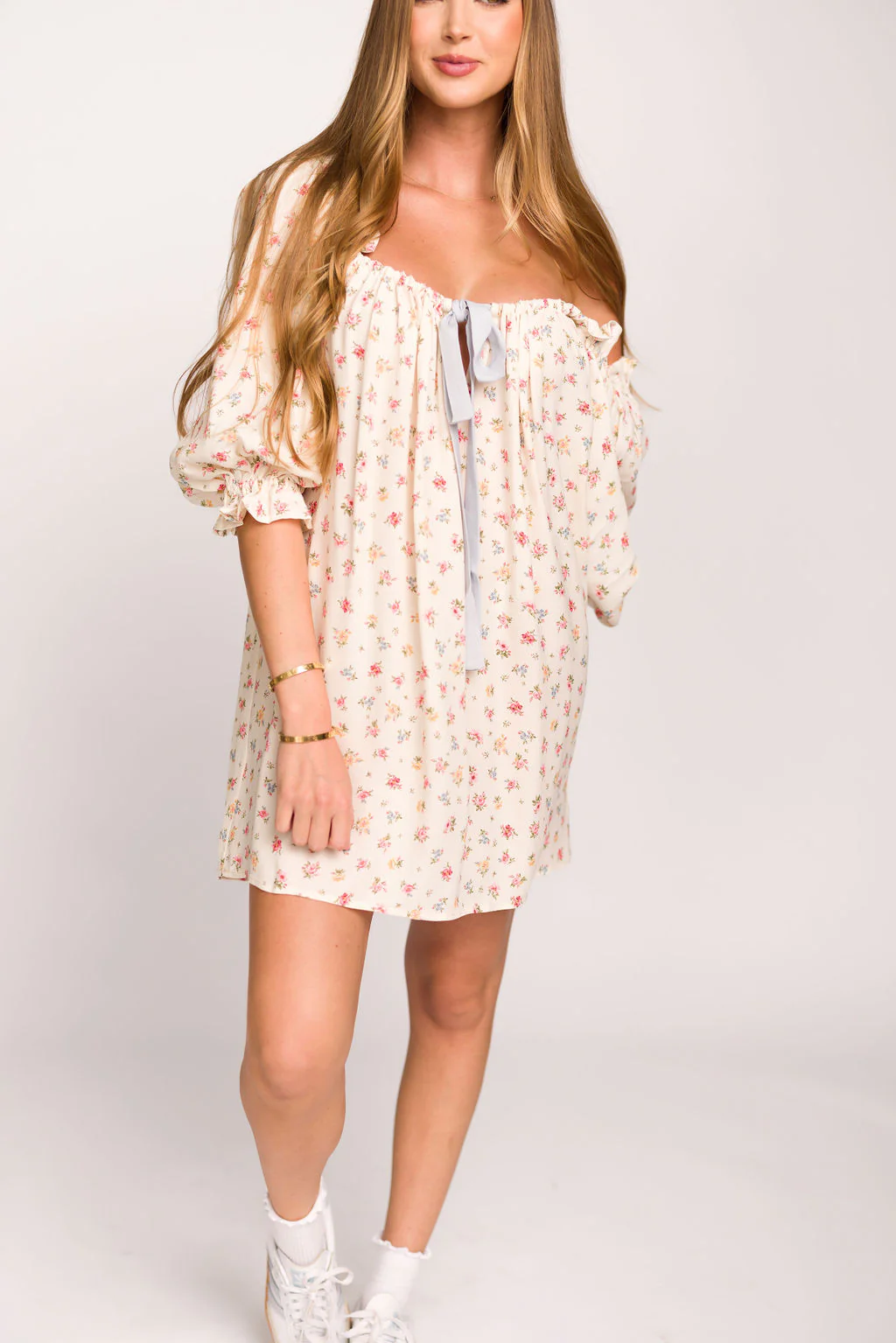 Darling Mini Dress in Country Bloom - Iieemm