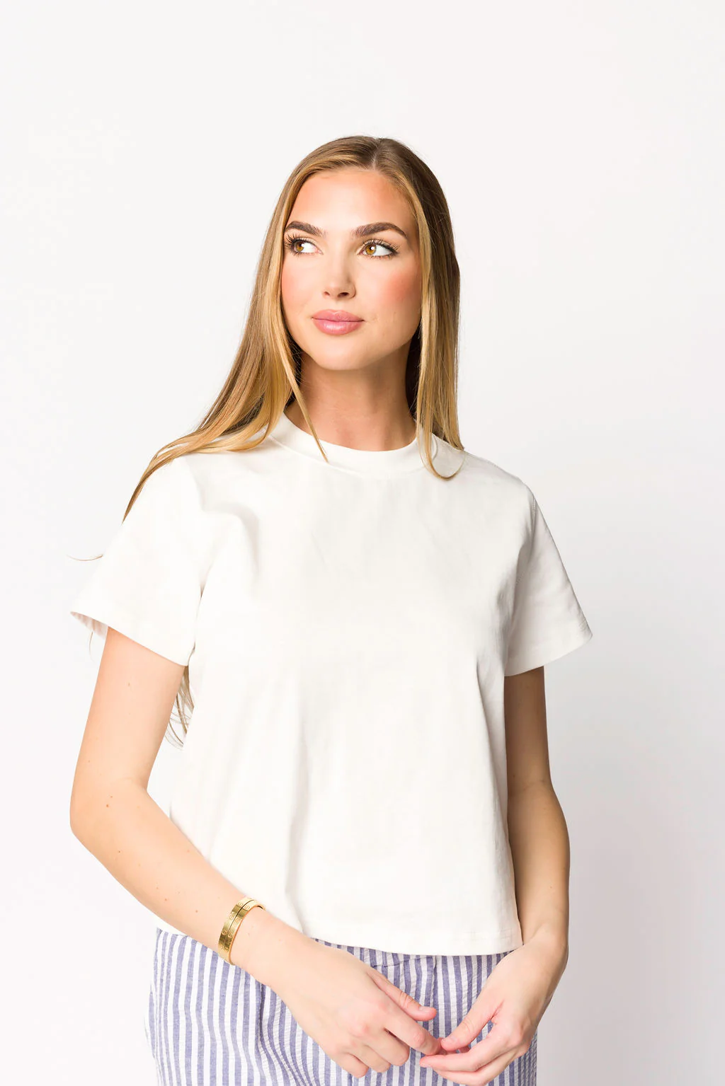 The Lanie Top in White - Iieemm